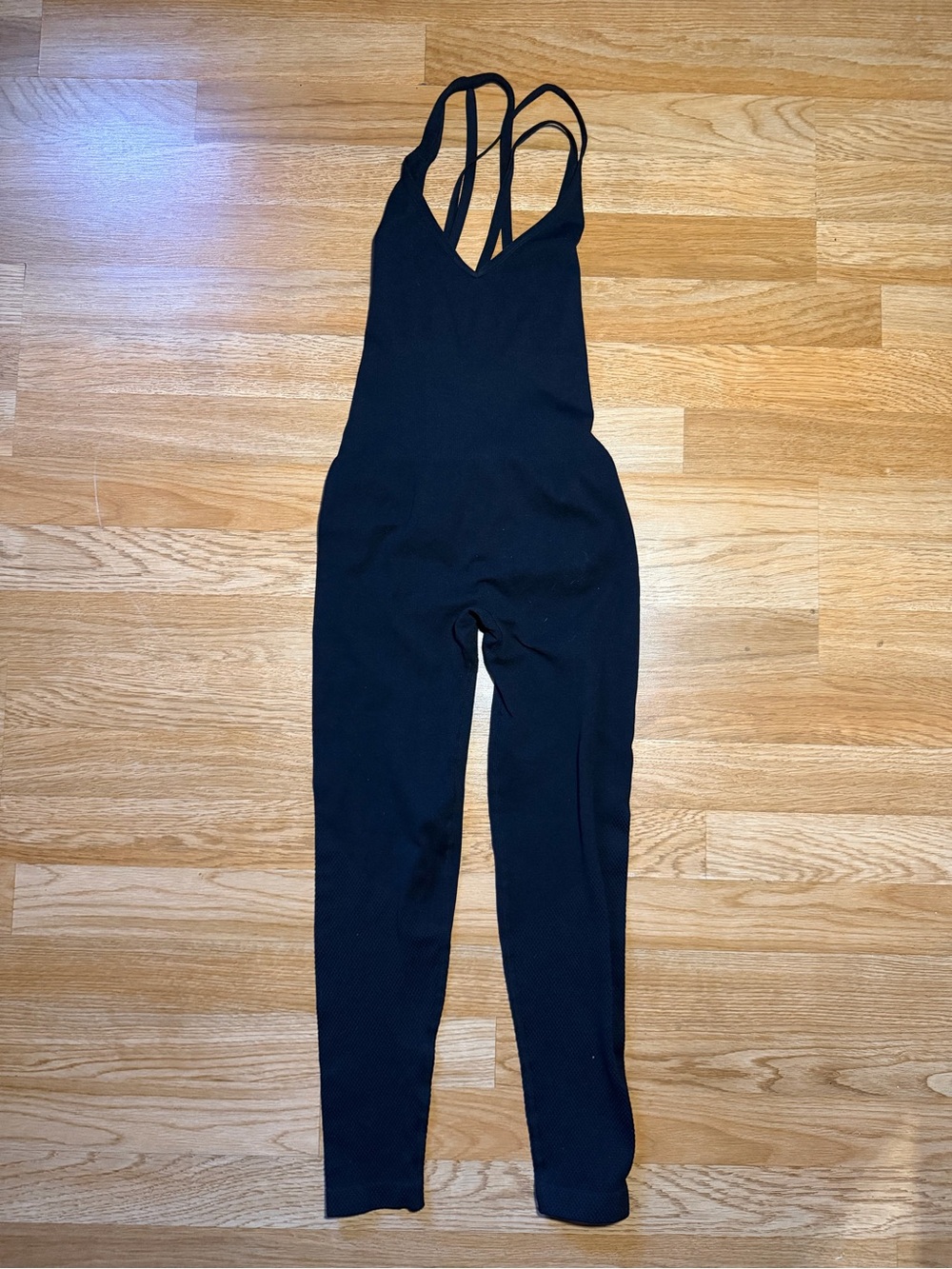 Black Strappy Women's Jumpsuit